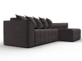 диван угловой лига-113 угол правый seven 727 коричневый