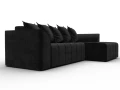 диван угловой лига-113 угол правый seven 35 черный