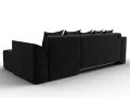 диван угловой лига-113 угол правый seven 35 черный