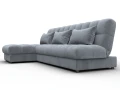диван угловой лига-116 нпб угол левый tower 10 серый