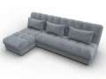диван угловой лига-116 нпб угол левый tower 10 серый
