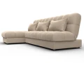 диван угловой лига-116 нпб угол левый seven 729 бежевый