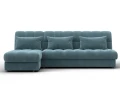 диван угловой лига-116 нпб угол левый seven 113 бирюзовый