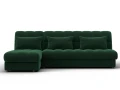 диван угловой лига-116 нпб угол левый seven 626 зеленый