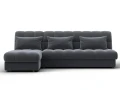 диван угловой лига-116 нпб угол левый seven 17 серый