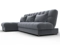 диван угловой лига-116 нпб угол левый seven 17 серый