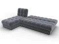 диван угловой лига-116 нпб угол левый seven 17 серый