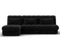 диван угловой лига-116 нпб угол левый seven 35 черный