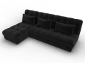 диван угловой лига-116 нпб угол левый seven 35 черный