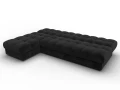 диван угловой лига-116 нпб угол левый seven 35 черный
