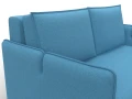 диван прямой лига-117 амур 10 голубой