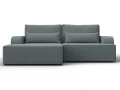 диван угловой лига-120 угол левый амур 07 серый