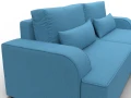 диван угловой лига-120 угол правый амур 10 голубой