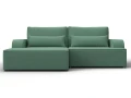 диван угловой лига-120 угол левый амур 11 зеленый