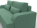 диван угловой лига-120 угол левый амур 11 зеленый