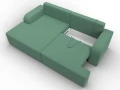 диван угловой лига-120 угол левый амур 11 зеленый