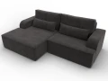 диван угловой лига-120 угол левый laim 10 темно-коричневый