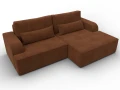 диван угловой лига-120 угол правый laim 14 терракотовый
