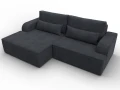 диван угловой лига-120 угол левый laim 26 темно-серый