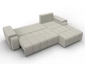 диван угловой лига-121 правый угол амур 02 бежевый