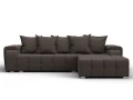 диван угловой лига-121 правый угол амур 05 коричневый