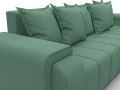 диван угловой лига-121 правый угол амур 11 зеленый
