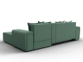 диван угловой лига-121 правый угол амур 11 зеленый