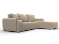 диван угловой лига-121 правый угол seven 729 бежевый