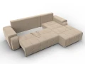 диван угловой лига-121 правый угол seven 729 бежевый