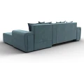 диван угловой лига-121 правый угол seven 113 бирюзовый