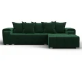 диван угловой лига-121 правый угол seven 626 зеленый