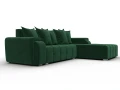 диван угловой лига-121 правый угол seven 626 зеленый