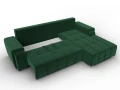 диван угловой лига-121 правый угол seven 626 зеленый