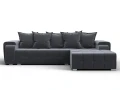 диван угловой лига-121 правый угол seven 17 серый