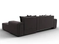 диван угловой лига-121 правый угол seven 727 коричневый
