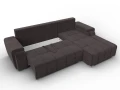 диван угловой лига-121 правый угол seven 727 коричневый