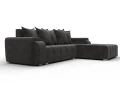 диван угловой лига-121 правый угол laim 10 темно-коричневый