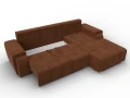 диван угловой лига-121 правый угол laim 14 терракотовый
