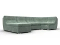 диван п-образный модульный холидей brut 08 зеленый