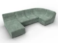 диван п-образный модульный холидей brut 08 зеленый