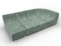 диван п-образный модульный холидей brut 08 зеленый