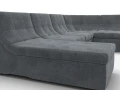 диван п-образный модульный холидей laim 23 светло-серый