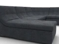 диван п-образный модульный холидей laim 26 темно-серый