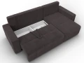 диван угловой лига-122 угол универсальный seven 727 коричневый