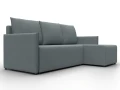 диван угловой лига-124 угол универсальный амур 07 серый