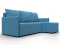 диван угловой лига-124 угол универсальный амур 10 голубой