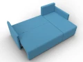 диван угловой лига-124 угол универсальный амур 10 голубой