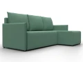диван угловой лига-124 угол универсальный амур 11 зеленый