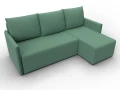 диван угловой лига-124 угол универсальный амур 11 зеленый