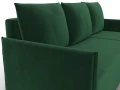 диван угловой лига-124 угол универсальный seven 626 зеленый